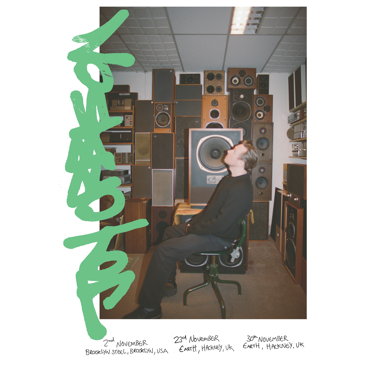 Joy Orbison EartH / Brooklyn Steel A1 poster UK
